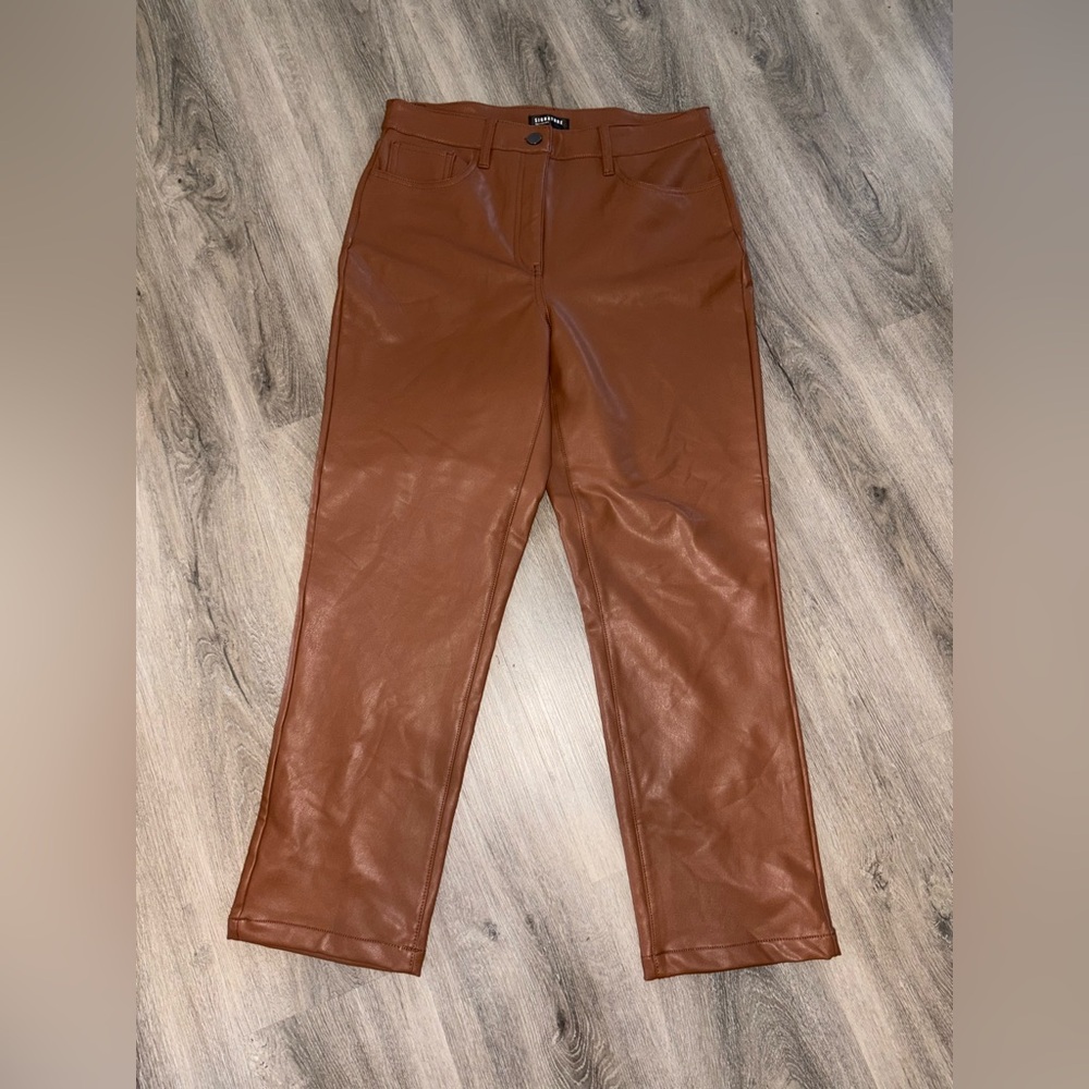 Reitmans | Brown Pleather Pants